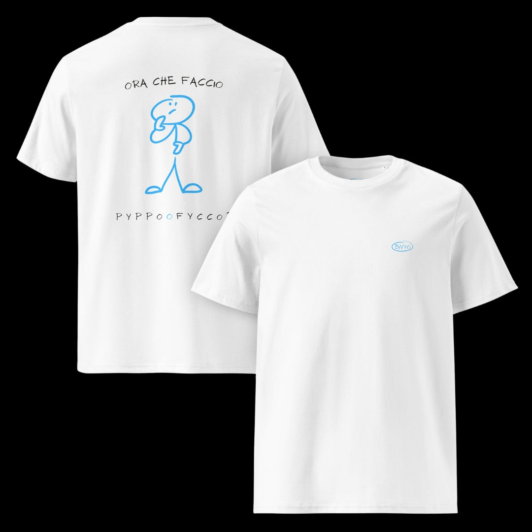 T-shirt Bianca "il Dilemma"