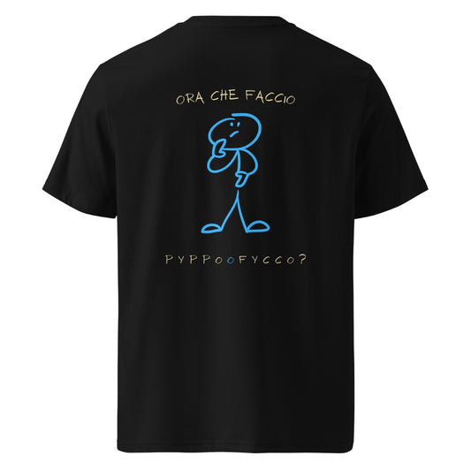 T-shirt Nera "il Dilemma"
