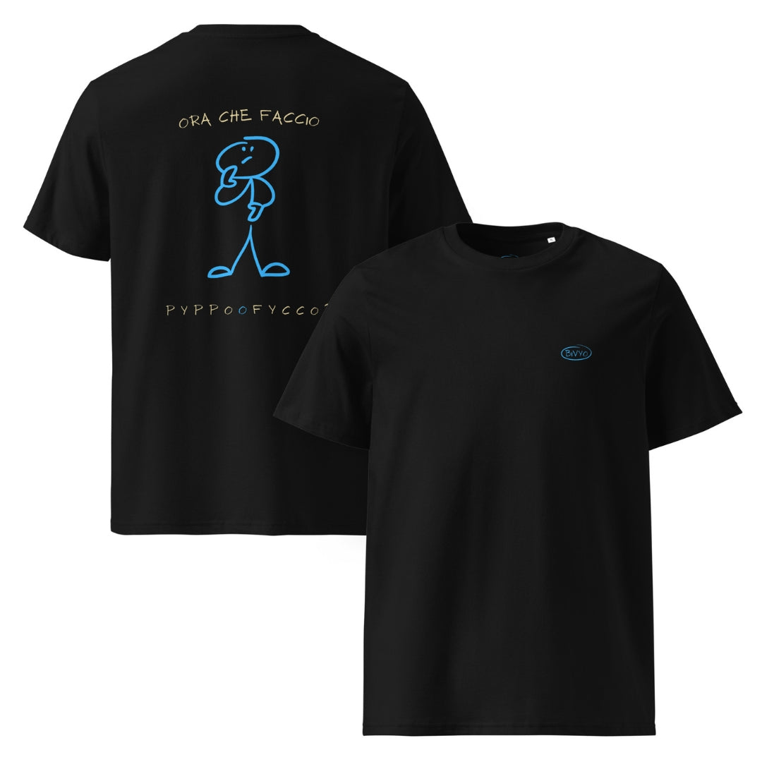 T-shirt Nera "il Dilemma"